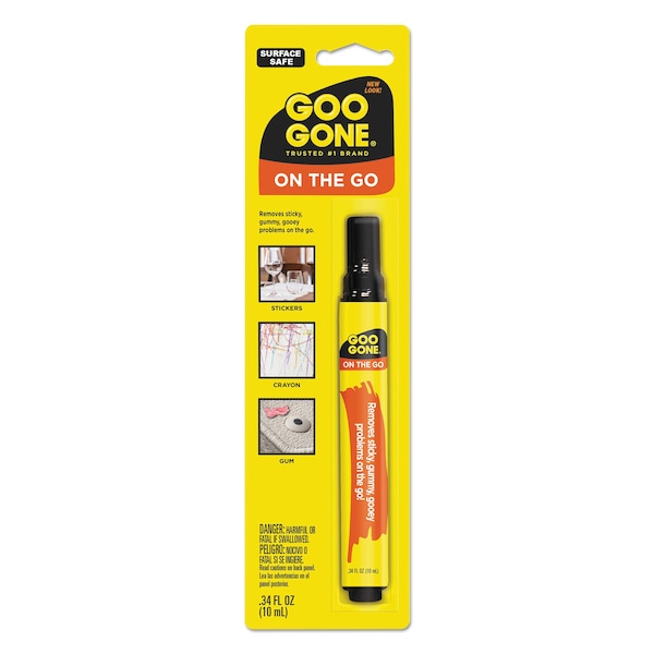 Goo Gone Mess-Free Pen Cleaner, Citrus Scent, 0.34 Pen Applicator 2100EA - main